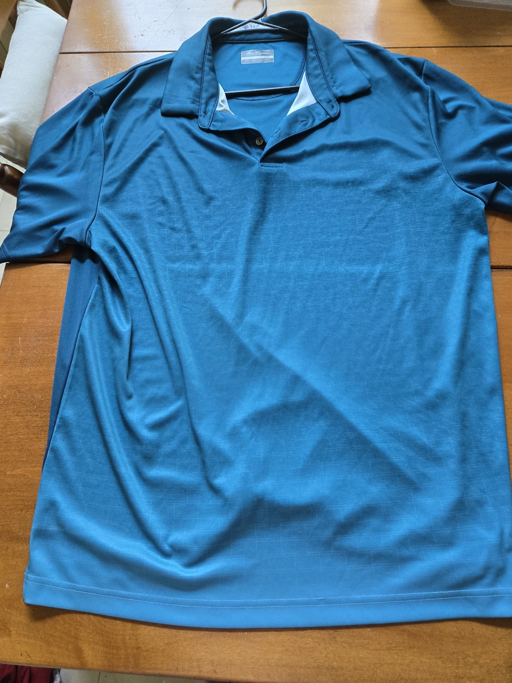 Men's Teal Performance Polo Shirt - Lightweight Stretch